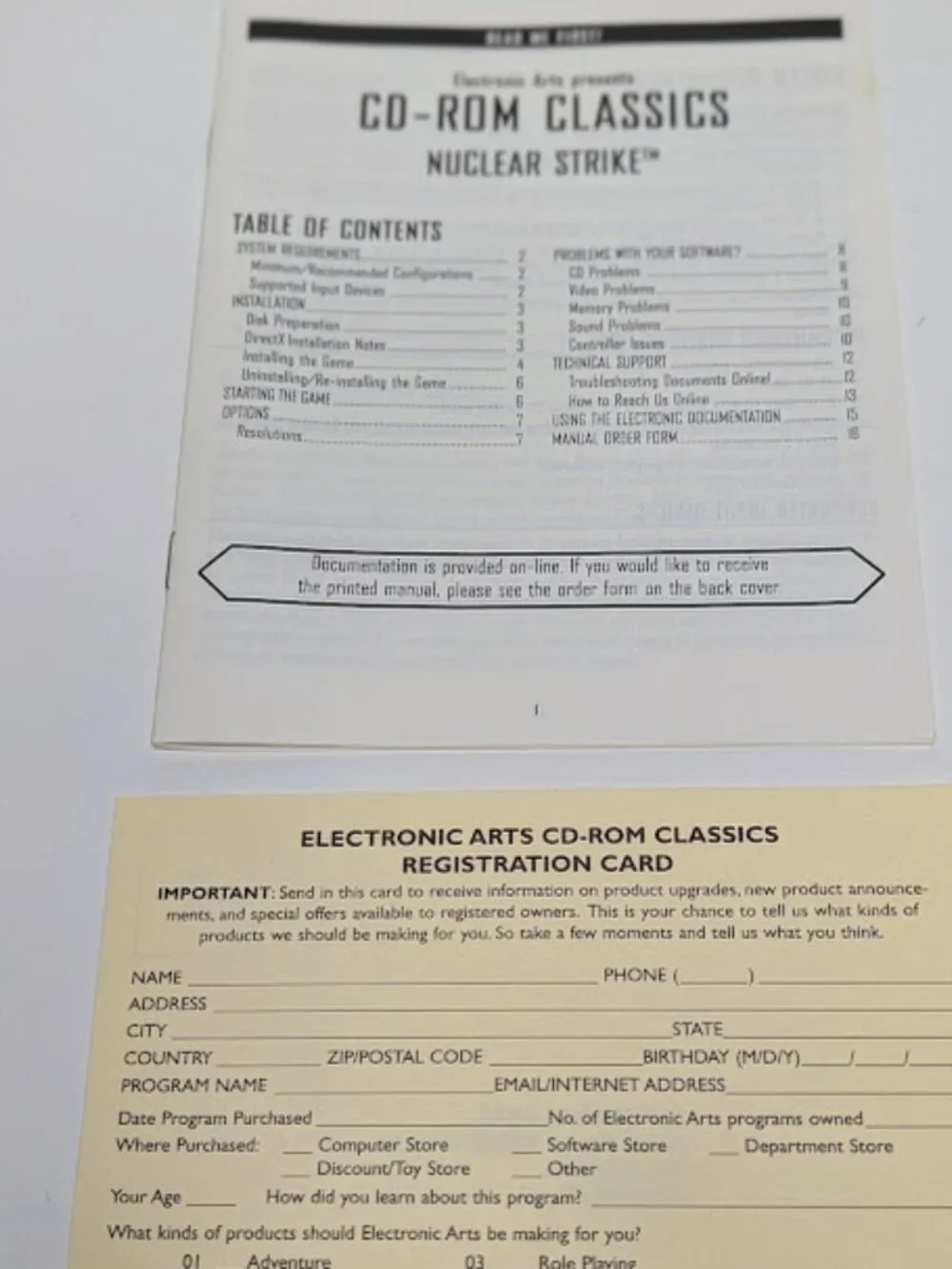 Nuclear Strike PC CD ROM Game